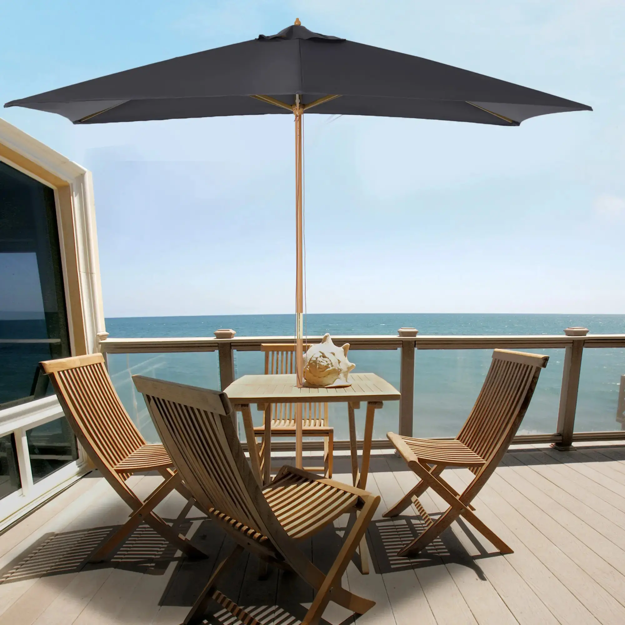 Umbrela de soare Outsunny 84D-057CG (Dark Grey) - 10