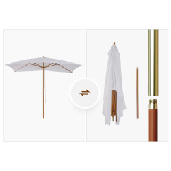 Umbrela de soare Outsunny 84D-057WT (White) Thumb