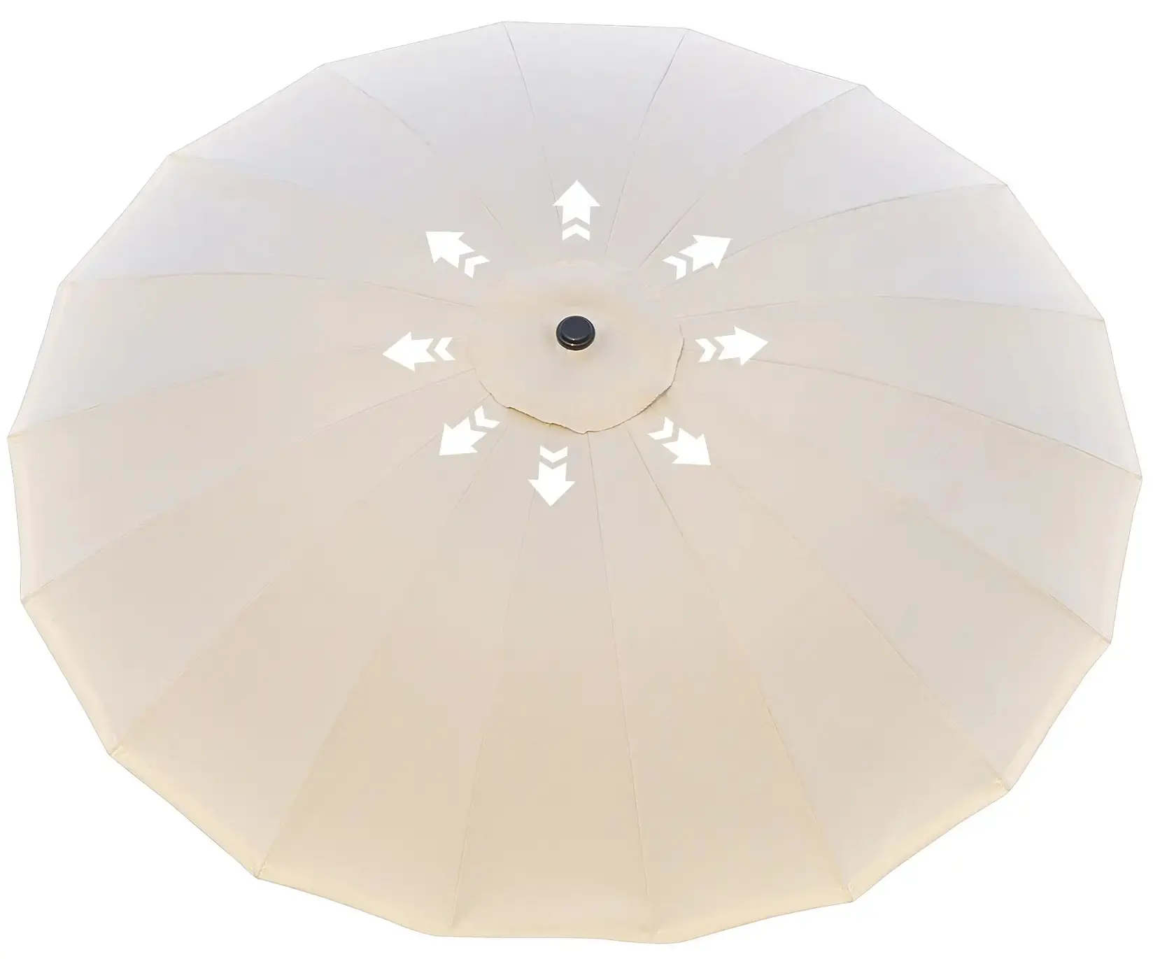 Зонт от солнца Outsunny 84D-103CW (Cream White) - 3