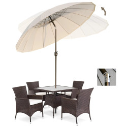 Зонт от солнца Outsunny 84D-103CW (Cream White) Thumb