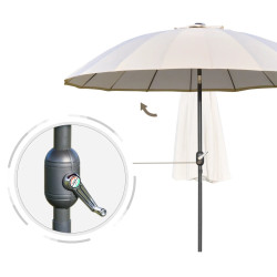 Зонт от солнца Outsunny 84D-103CW (Cream White) Thumb