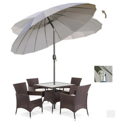 Зонт от солнца Outsunny 84D-103GY (Light Grey) Thumb