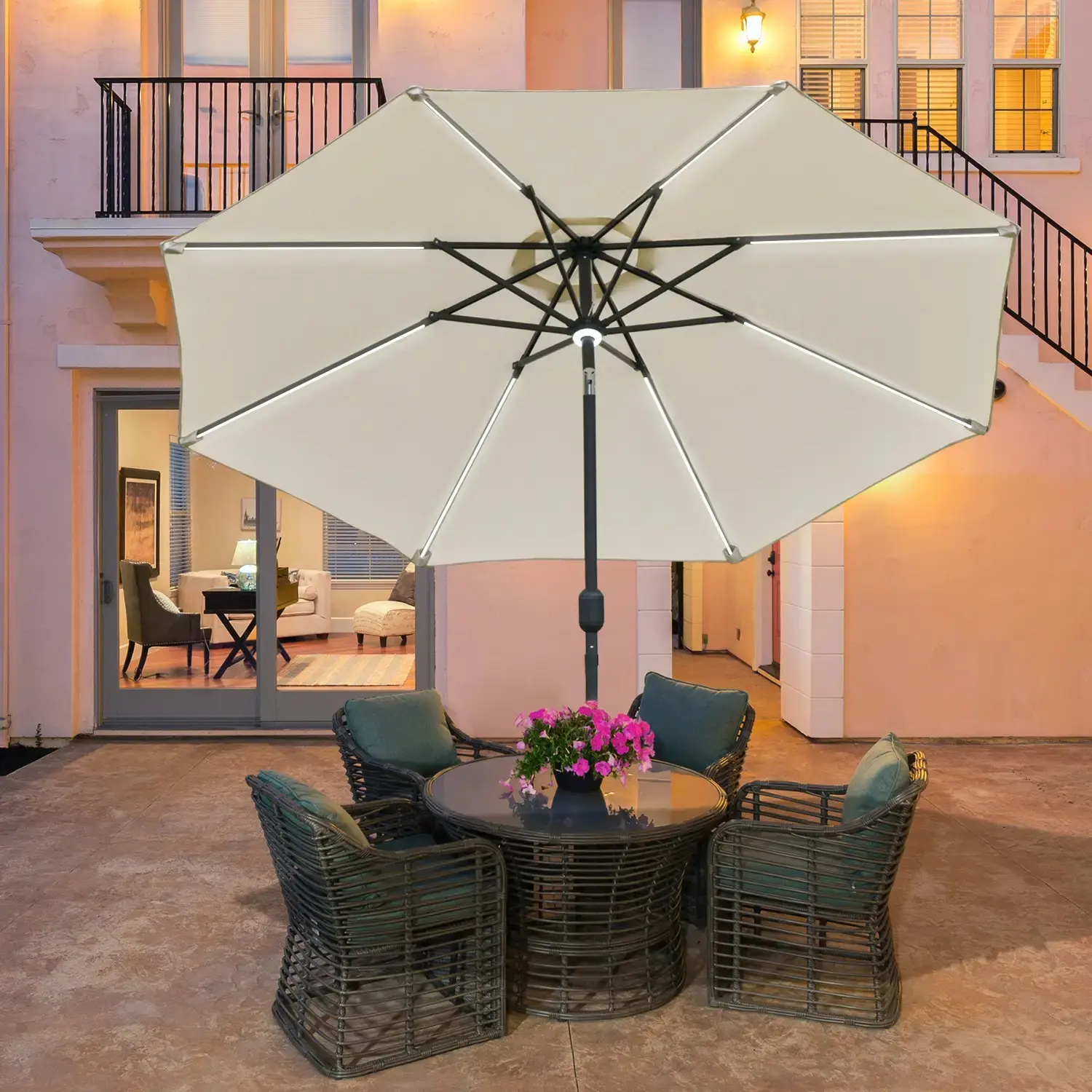 Зонт от солнца Outsunny 84D-105CW (Cream)