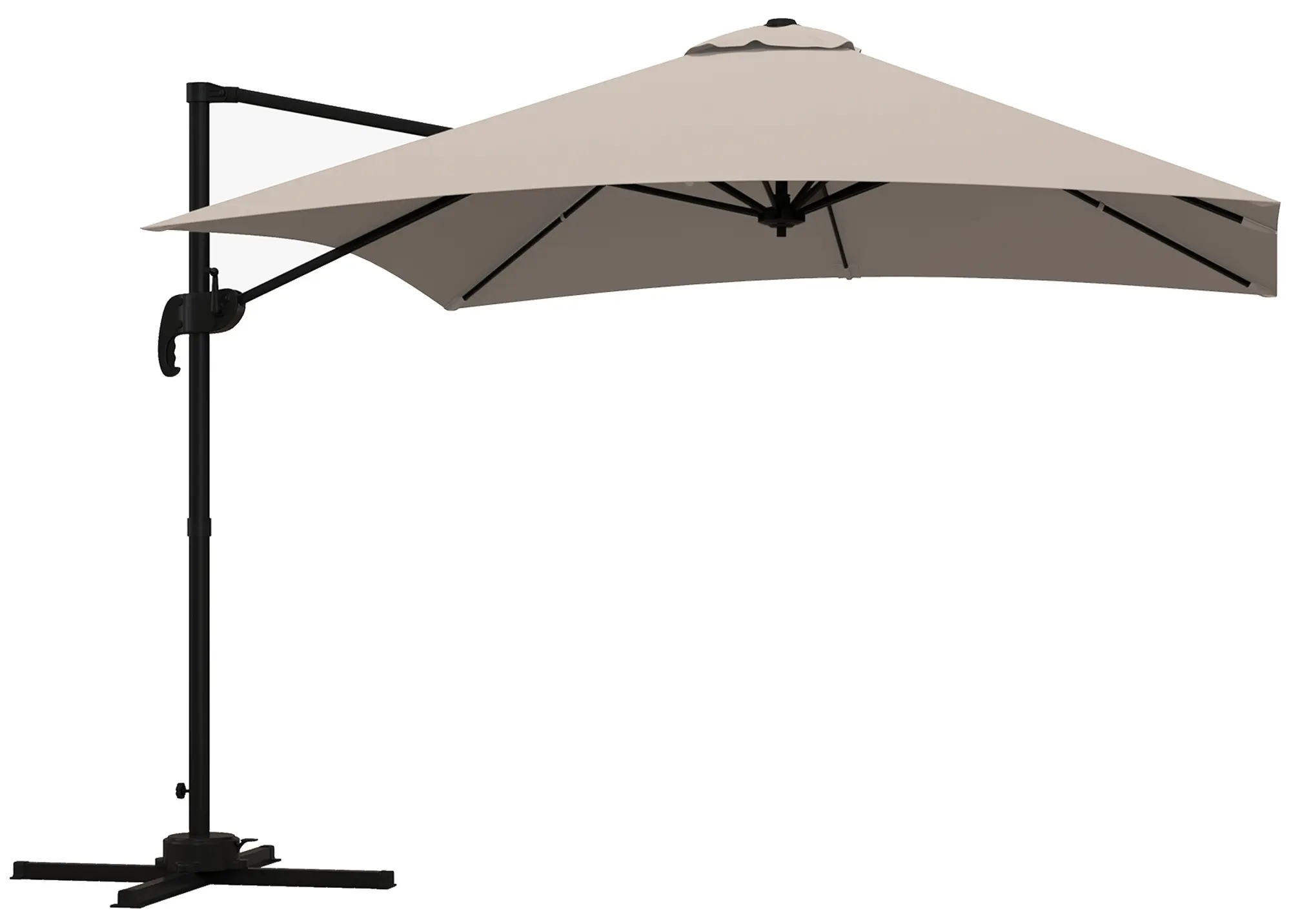 Зонт от солнца Outsunny 84D-112V01KK (Khaki) - 2