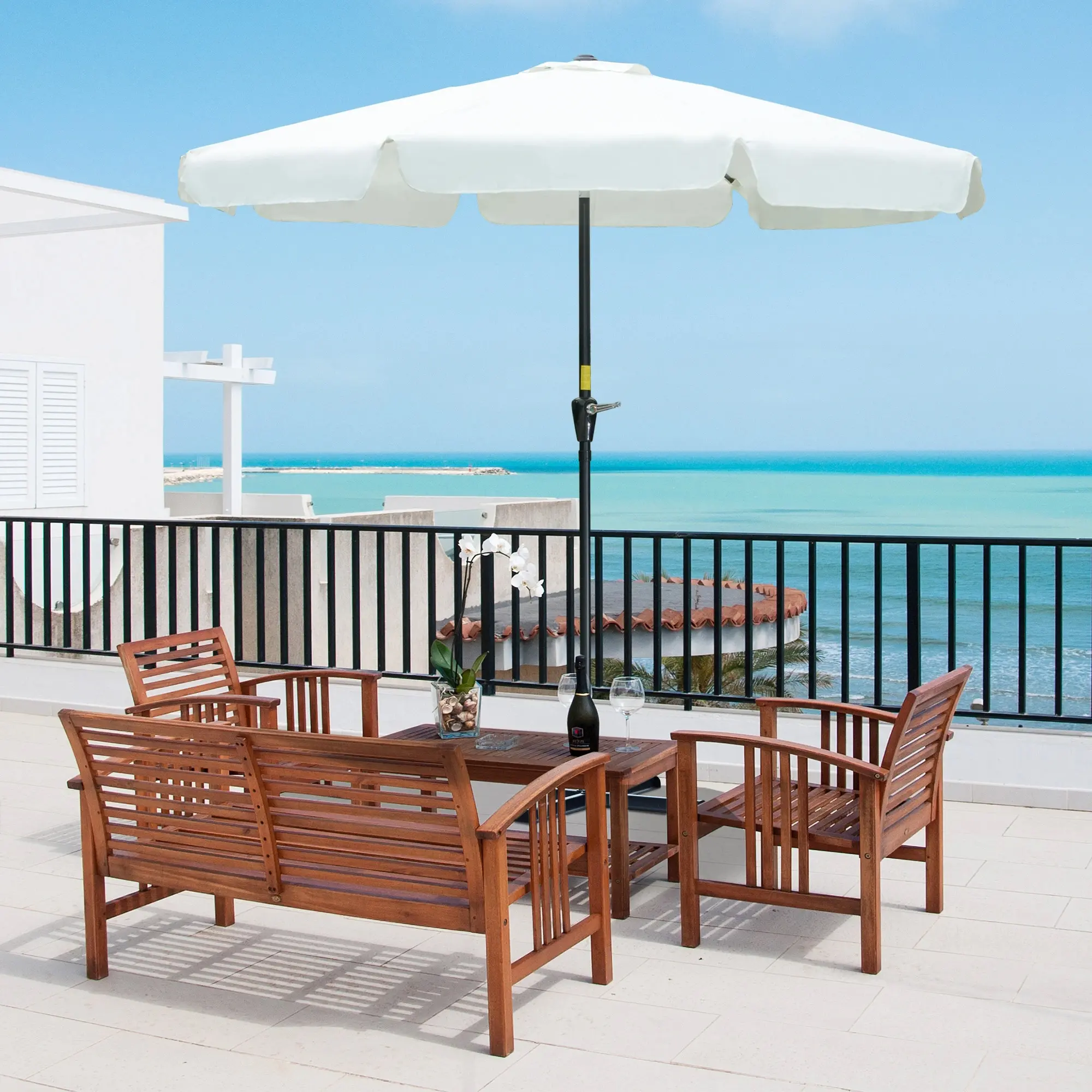 Зонт от солнца Outsunny 84D-157BG (Beige)