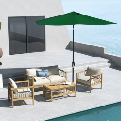 Umbrela de soare Outsunny 84D-158V01GN (Green) Thumb