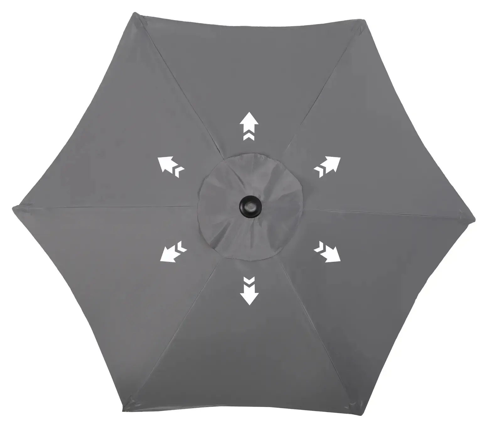 Umbrela de soare Outsunny 84D-159CG (Dark Grey) - 4