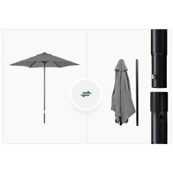Umbrela de soare Outsunny 84D-159CG (Dark Grey) Thumb