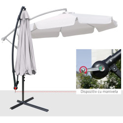 Зонт от солнца Outsunny 84D-161LG (Light Grey) Thumb