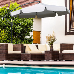 Зонт от солнца Outsunny 84D-161LG (Light Grey) Thumb