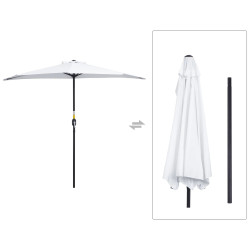 Umbrela de soare Outsunny 84D-174WT (White) Thumb