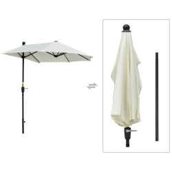 Зонт от солнца Outsunny 84D-175CW (Cream White) Thumb