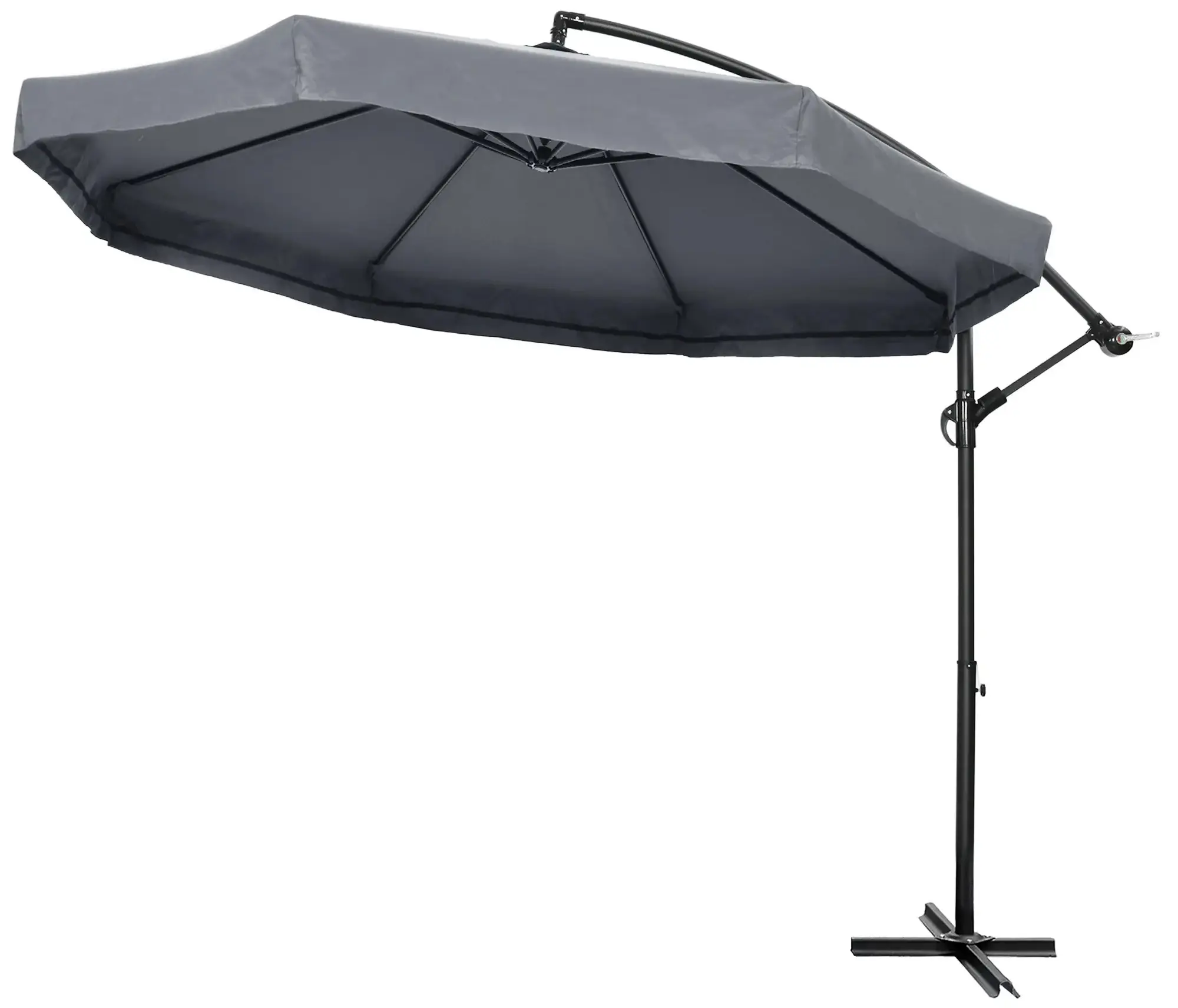 Umbrela de soare Outsunny 84D-204V01CG (Dark Grey) - 2