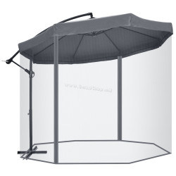 Umbrela de soare Outsunny 84D-204V01CG (Dark Grey)