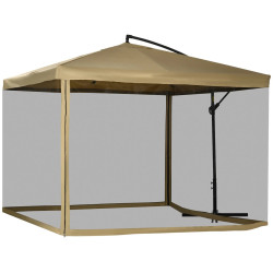 Зонт от солнца Outsunny 84D-211V00BG (Beige) Thumb