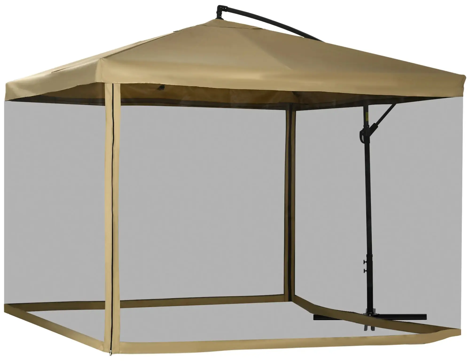 Зонт от солнца Outsunny 84D-211V00BG (Beige) - 3