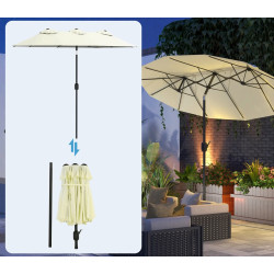 Зонт от солнца Outsunny 84D-217V00BG (Beige) Thumb