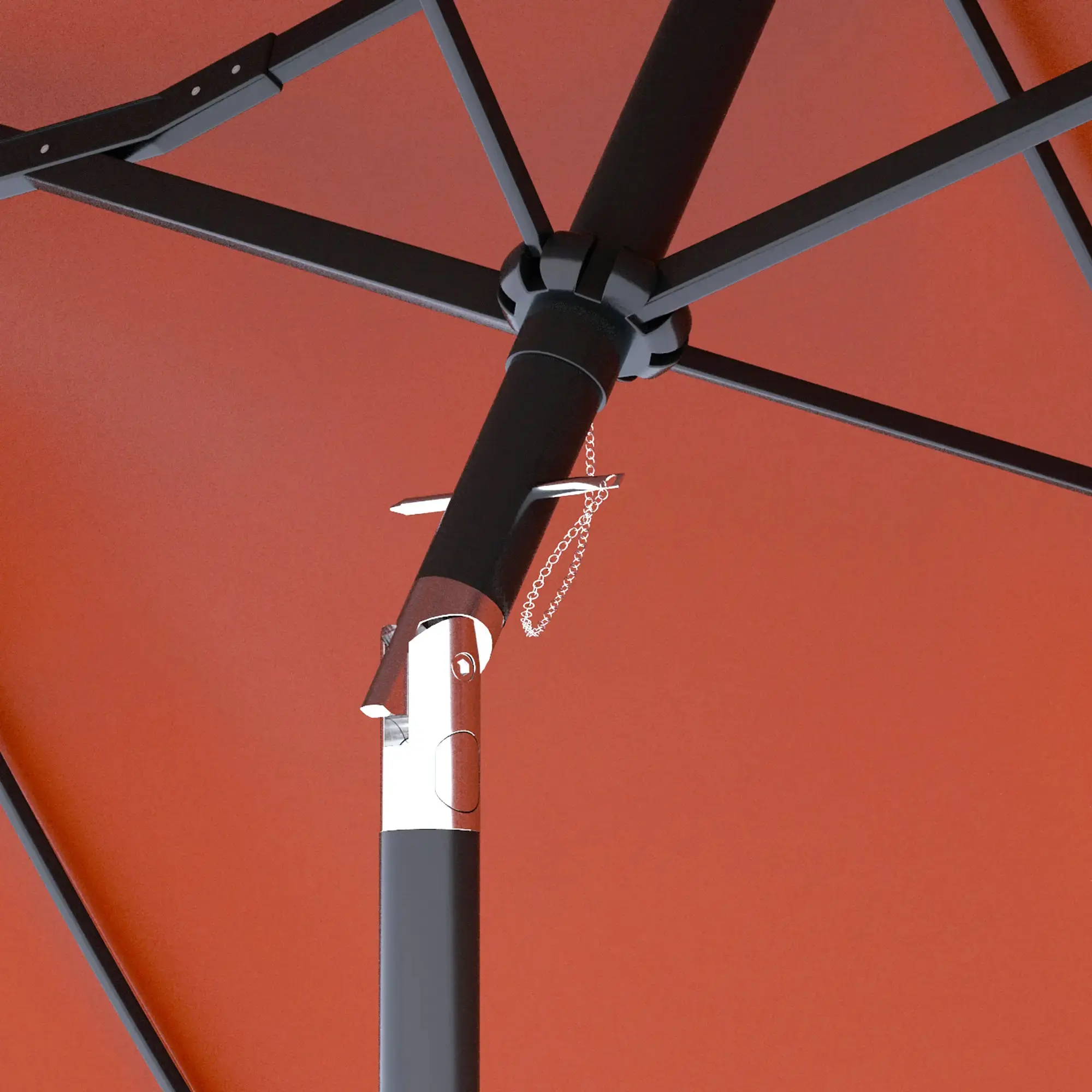 Зонт от солнца Outsunny 84D-217V00WR (Red) - 4