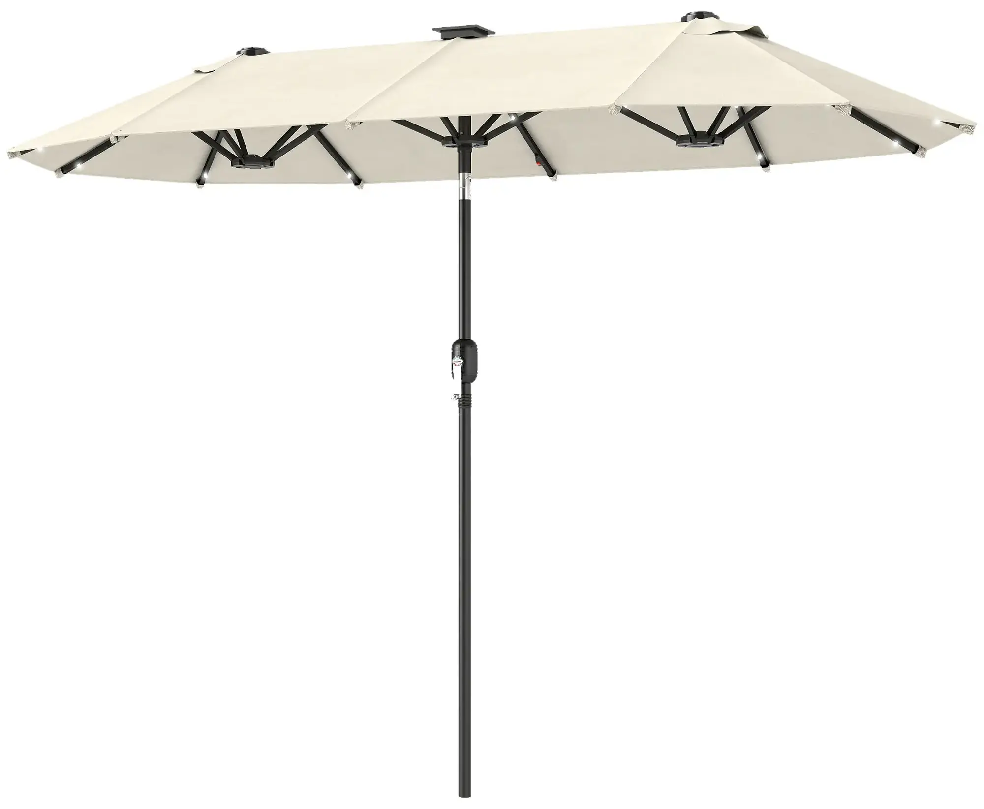 Зонт от солнца Outsunny 84D-222V00BG LED (Beige) - 2