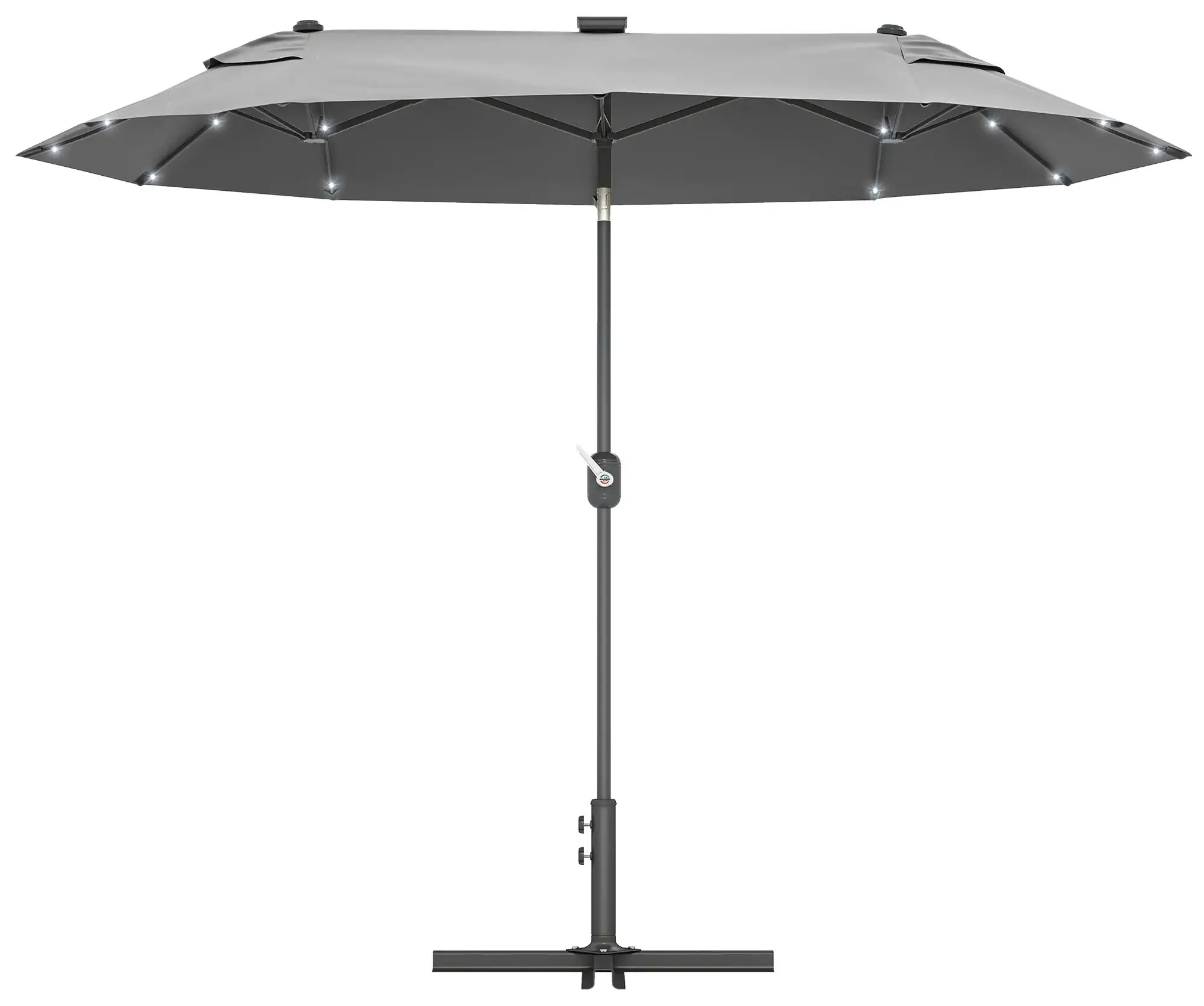 Зонт от солнца Outsunny 84D-223V00GY (Grey) - 2