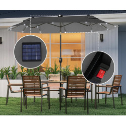 Зонт от солнца Outsunny 84D-223V00GY (Grey) Thumb