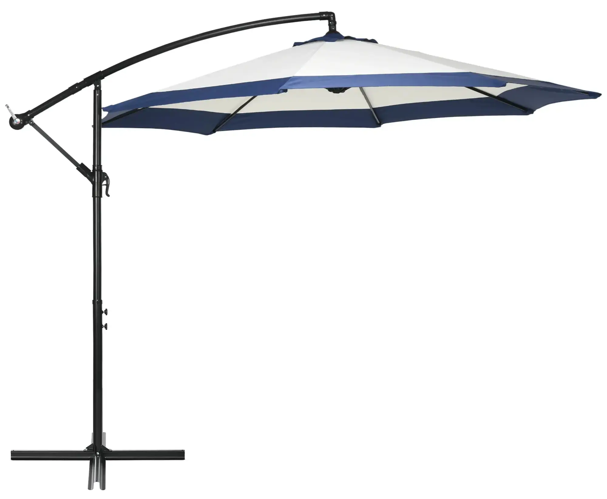 Umbrela de soare Outsunny 84D-241V00DB (Blue/Cream) - 2