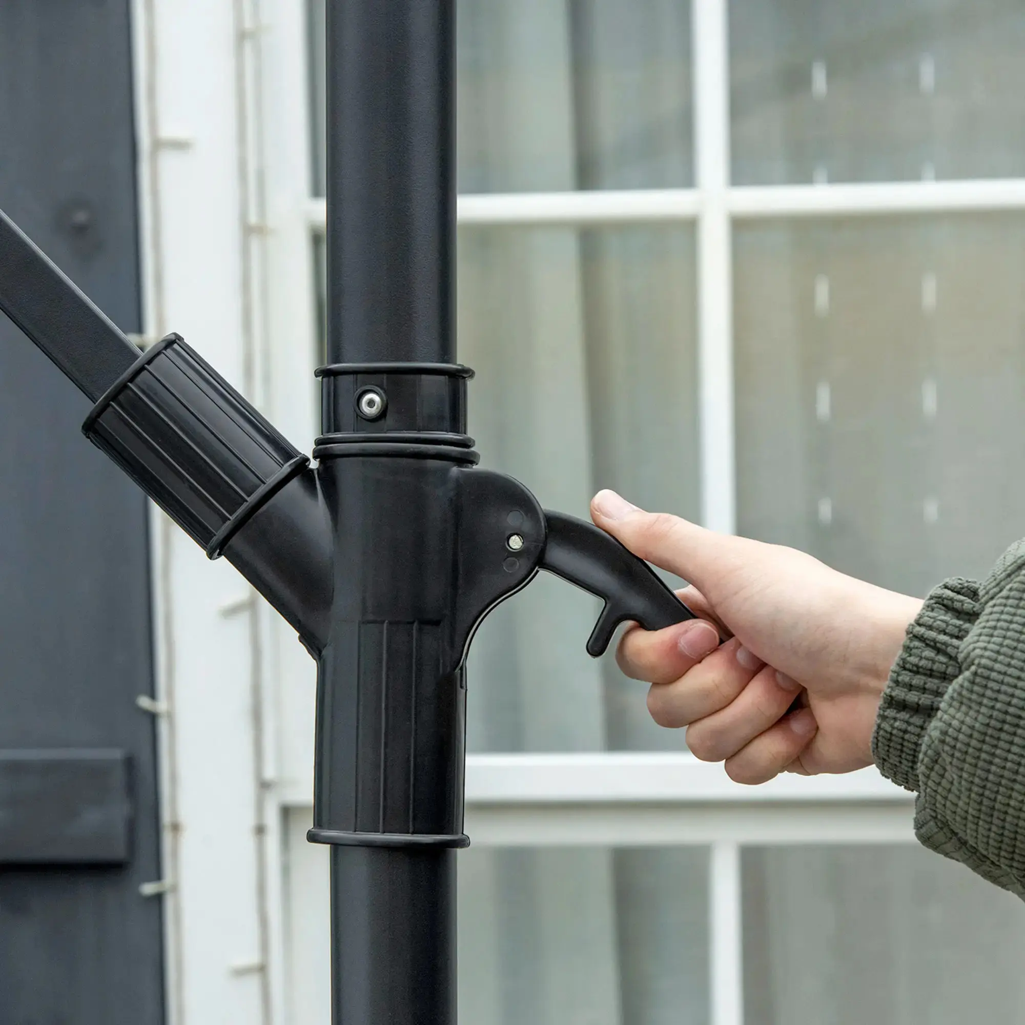 Umbrela de soare Outsunny 84D-241V00DB (Blue/Cream) - 5