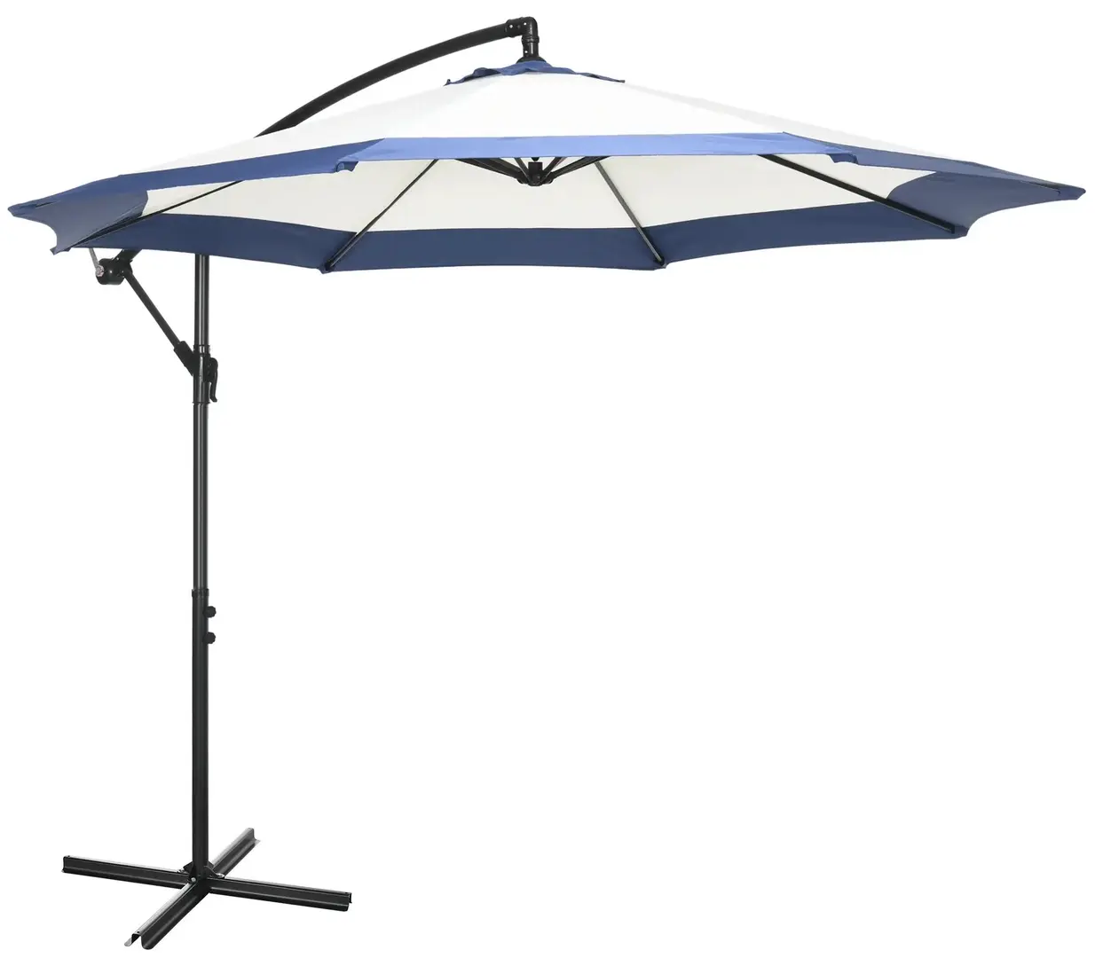 Umbrela de soare Outsunny 84D-241V00DB (Blue/Cream)