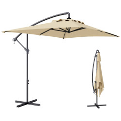 Umbrela de soare Outsunny 84D-270V00BG (Beige) Thumb