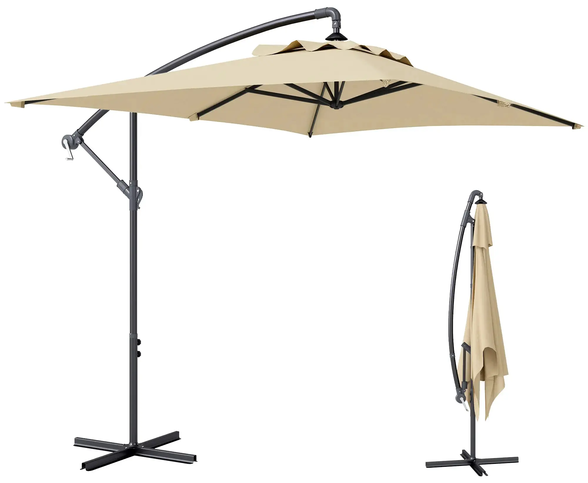 Umbrela de soare Outsunny 84D-270V00BG (Beige) - 2