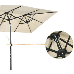 Зонт от солнца Outsunny 84D-324V00CW (Cream) Thumb