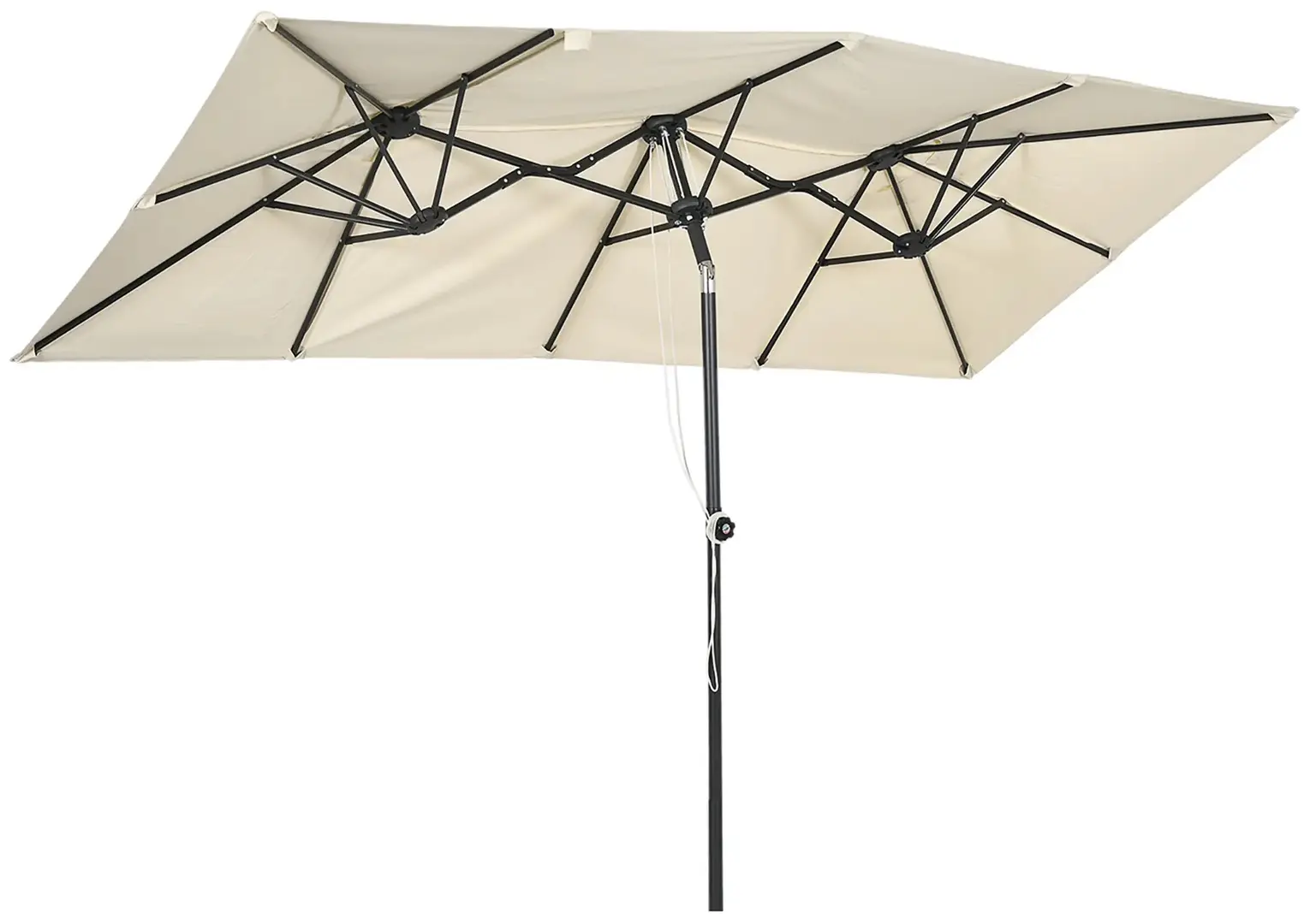 Зонт от солнца Outsunny 84D-324V00CW (Cream)