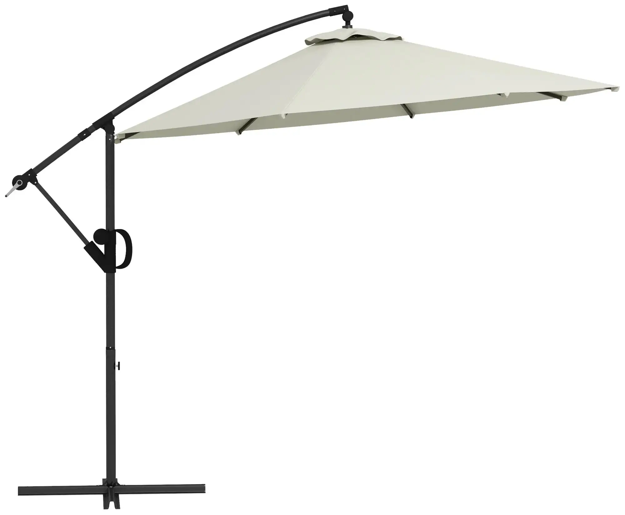 Umbrela de soare Outsunny 84D-331V00CW (Cream White)
