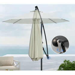 Umbrela de soare Outsunny 84D-331V00CW (Cream White) Thumb