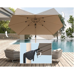 Зонт от солнца Outsunny 84D-339V00KK (Khaki) Thumb