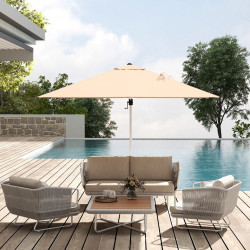 Umbrela de soare Outsunny 84D-340V00TN (Khaki) Thumb