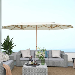 Umbrela de soare Outsunny 84D-344V00BG (Beige) Thumb