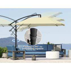 Зонт от солнца Outsunny 84D-392V00CW (Cream) Thumb