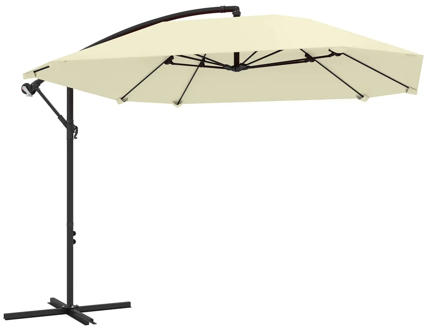 Зонт от солнца Outsunny 84D-392V00CW (Cream)