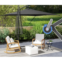 Зонт от солнца Outsunny 84D-396V00CG (Dark Grey) Thumb
