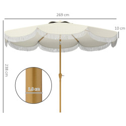 Зонт от солнца Outsunny 84D-397V00BG (Beige) Thumb