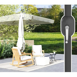 Зонт от солнца Outsunny 84D-420V00CW (Cream White) Thumb