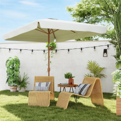 Зонт от солнца Outsunny 84D-420V00CW (Cream White) Thumb