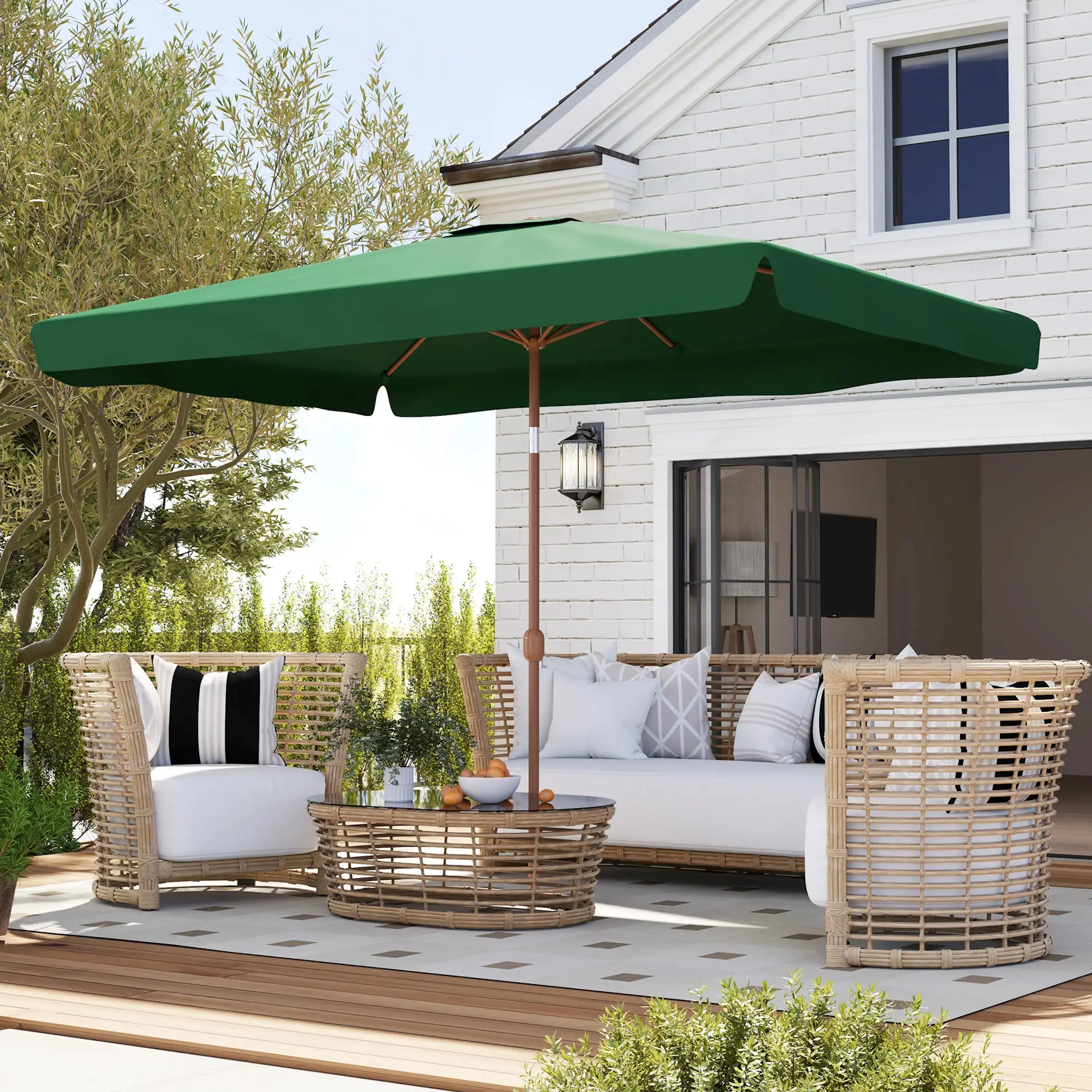 Umbrela de soare Outsunny 84D-420V00DG (Dark Green) - 3