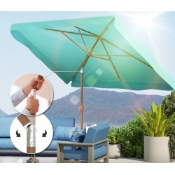 Umbrela de soare Outsunny 84D-420V00TU (Turquoise) Thumb