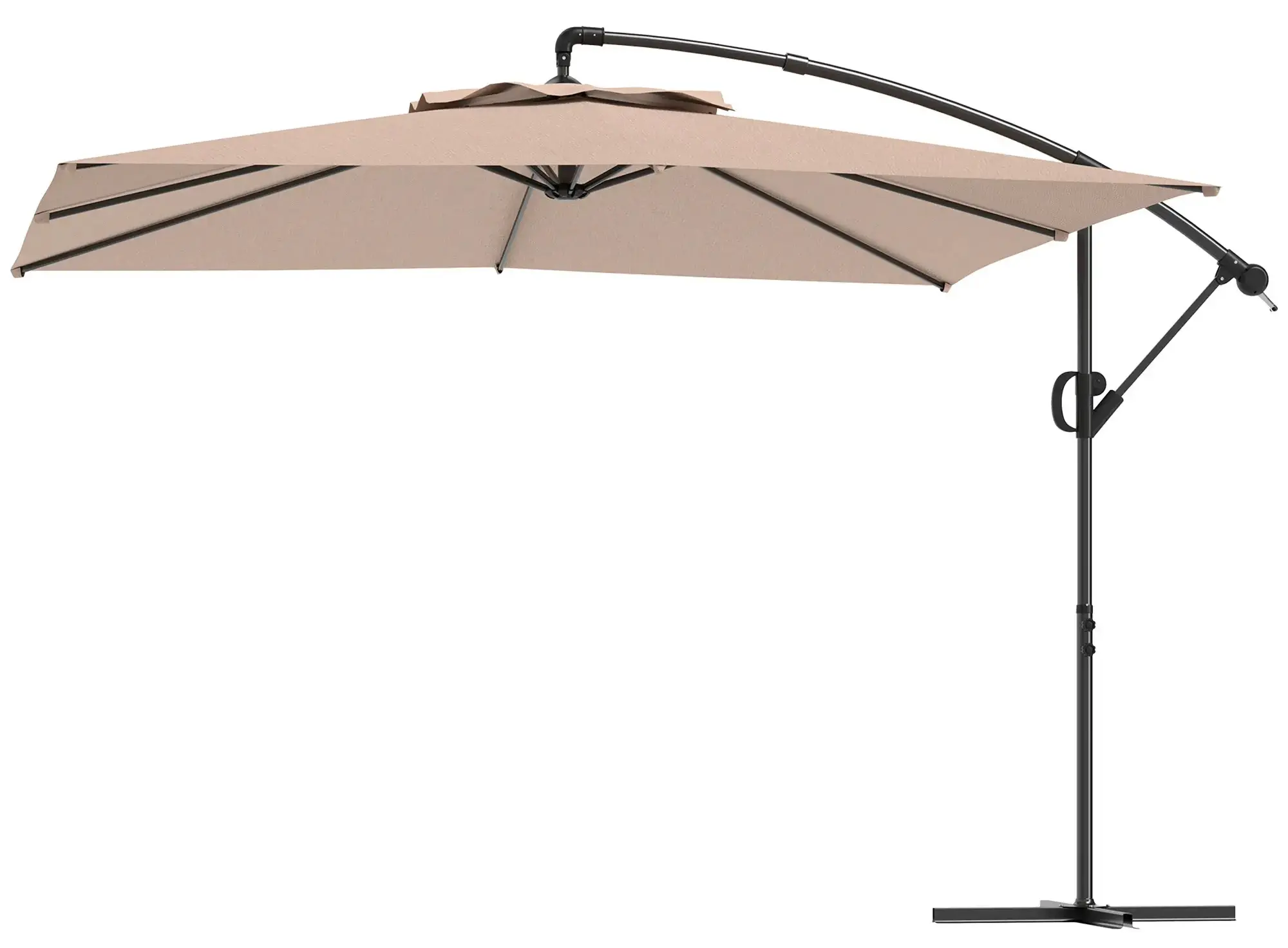 Зонт от солнца Outsunny 84D-423V00KK (Khaki) - 2