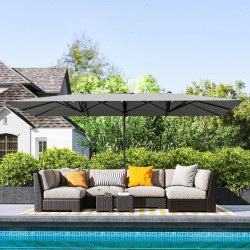 Зонт от солнца Outsunny 84D-436V00CG (Dark Grey) Thumb