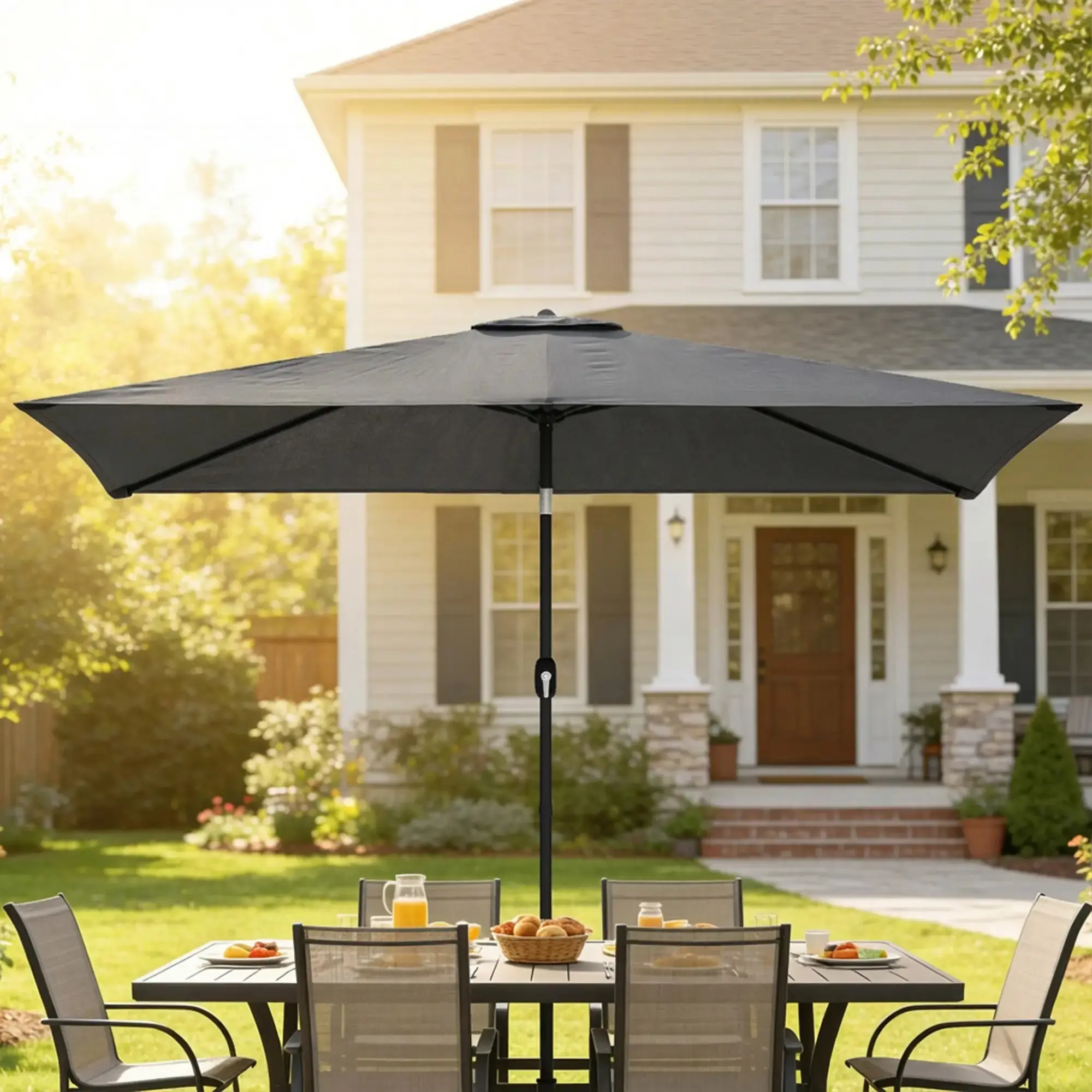Umbrela de soare Outsunny 84D-501V00CG (Dark Grey) - 7