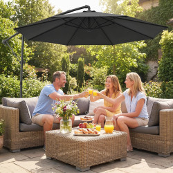 Umbrela de soare Outsunny 84D-508V01BK (Black) Thumb