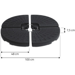 Suport pentru umbrela Plonos 489900 (Black) Thumb